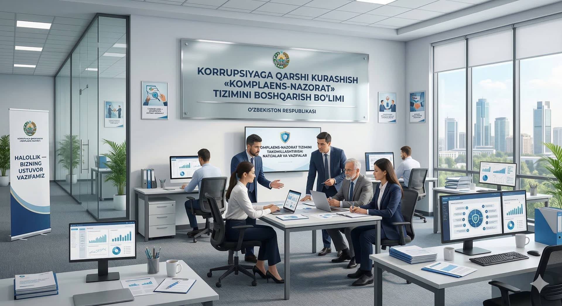 Korrupsiyaga qarshi kurashish «Komplayens-nazorat» tizimini boshqarish bo‘limi